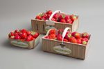 strawberries packaging - cardboard tray
