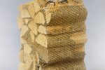 wood log packaging - net bags